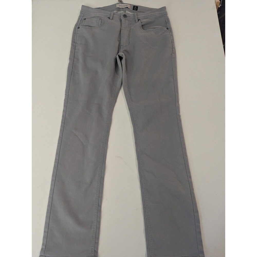 Departwest‎ Seeker Performance Pants Mens 32L Gray Straight Fit Stretch Casual